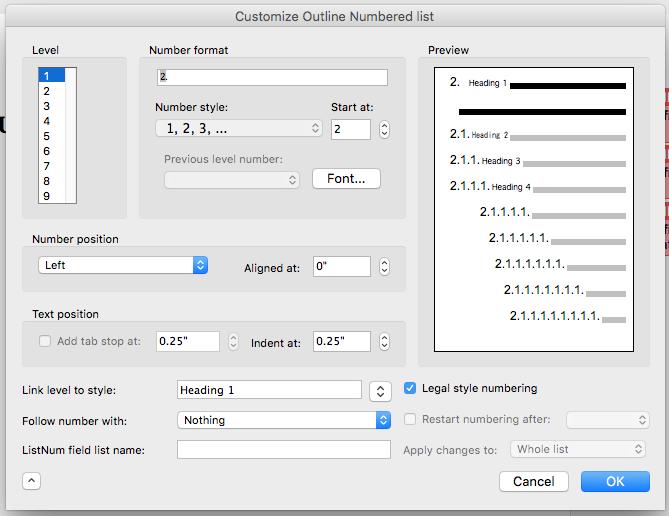 The Customization Dialog Box