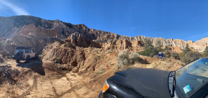 Panorama of Badlands Formation